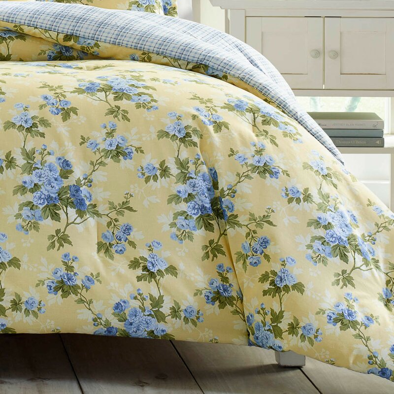 Laura Ashley Maybelle Comforter Set offers Yellow